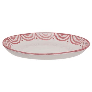 Sobremesa Ola Oval Serving Platter 30cm x 16cm, Pink