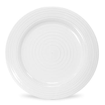 Plates, Set of 4 - 8 Inches; White