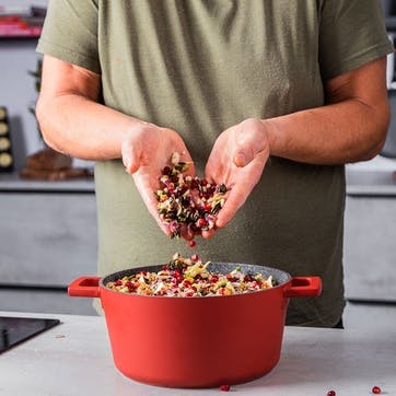 Casserole Dish 5L, Red