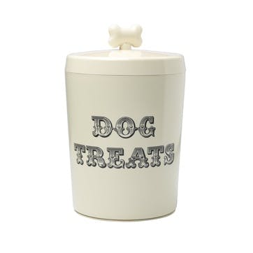 House Of Paws Country Kitchen Dog Treat Jar, Cream