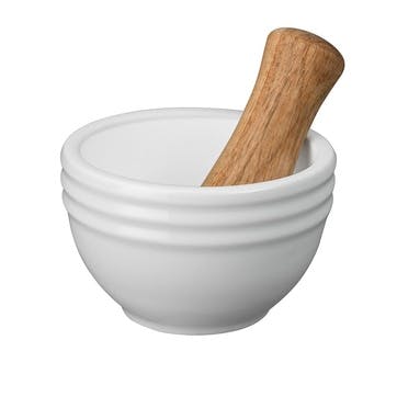 James Martin Cook Pestle & Mortar , Soft Grey