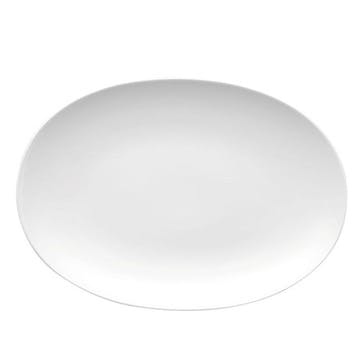 Medaillon, Platter, 33cm, White