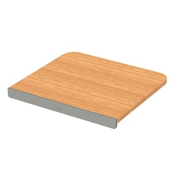 Leo Balance  Cutting Board with Tablet Stand, Grey Bamboo