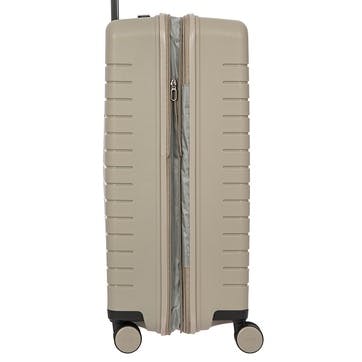 Ulisse expandable trolley suitcase 71cm, Dove Grey