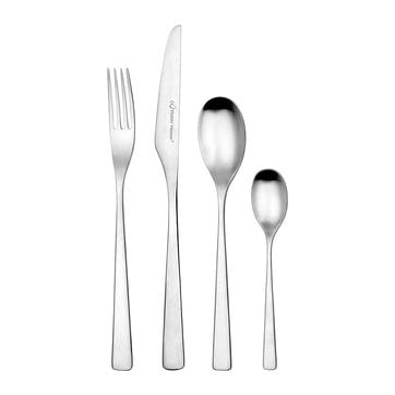 Tilia 16 Piece Cutlery Set in Satin