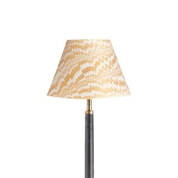 Porto Empire Lampshade D20cm, Gold and White Marble