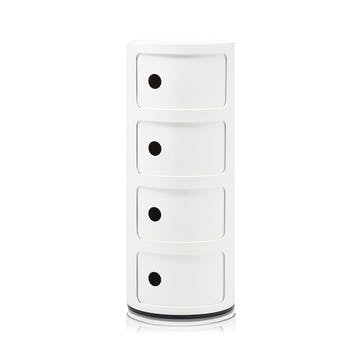 Componibili, 4 Door Cabinet, White