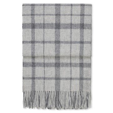 Tweed Throw, H130 x W190cm, Grey