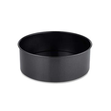 Precision Plus Loose Base Deep Cake Tin 25cm, Black