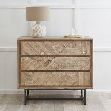 Marca Drawer Unit, Acacia Wood