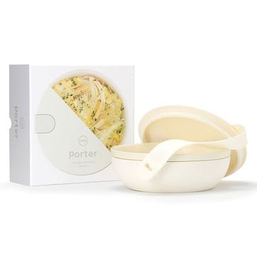 The Porter Ceramic Bowl 1L, Cream