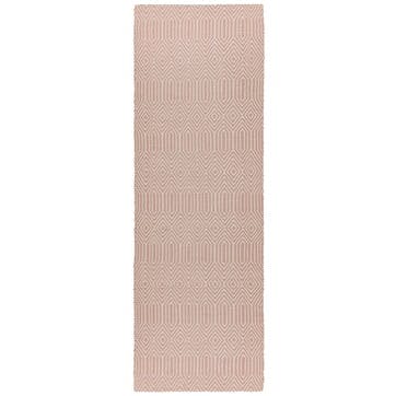 Sloan ethnic flatweave runner 66 x 200cm, pink