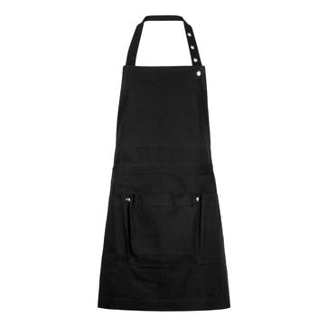 Canvas Creative And Garden Apron, H100 x W74cm, Black