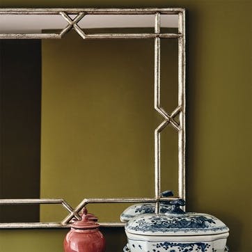 Kirsti Mirror 107 x 69cm, Antique Silver