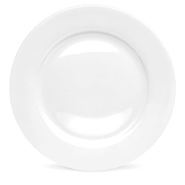 Serendipity Set of 4 Dinner Plates D27cm, White