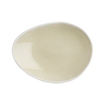 Vie Naturelle Small Plate, W14.5cm x D11cm, Cream