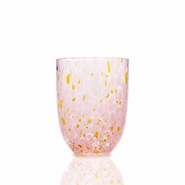 Confetti Set of 6 Tumblers 200ml, Rosa & Yellow