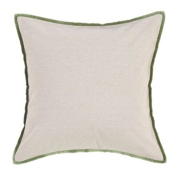 Jaipur Trim Cushion, 65 x 65cm, Jade