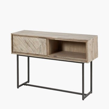Marca Console Table, Acacia Wood