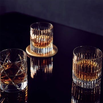 Connoisseur Aras Pair of Whiskey Glasses, 350ml, Clear