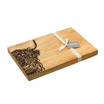 Highland Cow Serving Board