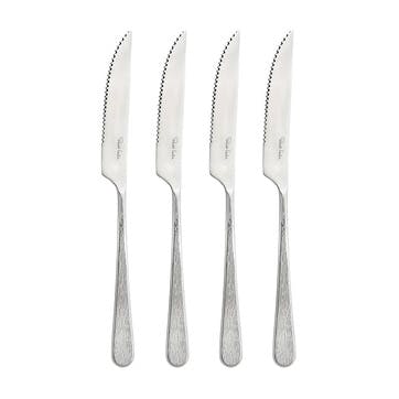 Skye Set of 4 Steak Knifes L23cm, Stainless Steel