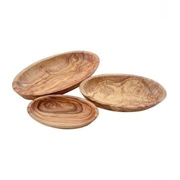 Set of 3 Oval Dishes