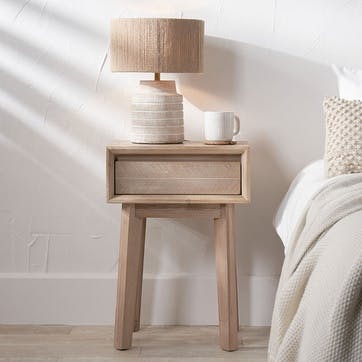 Kalmar Bedside Table , Natural