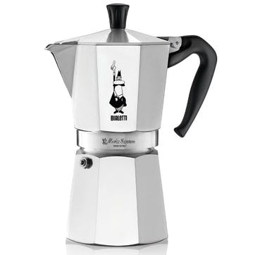 Moka Express Espresso Maker, 12 Cup, Silver