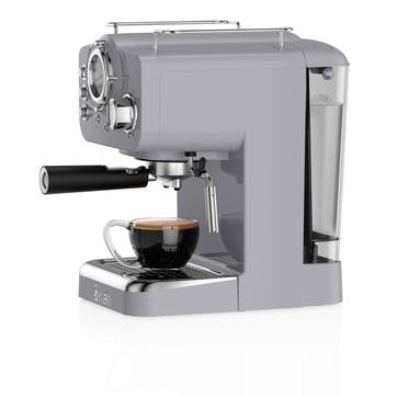 Retro Espresso Machine, Grey