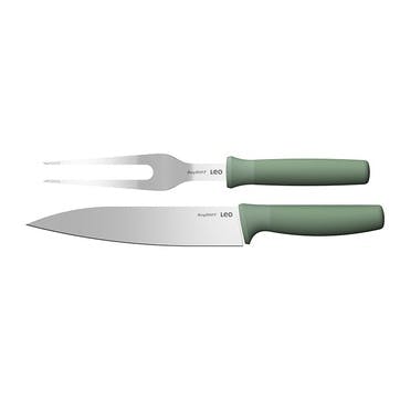 Leo 2 Piece Carving Set, Forest