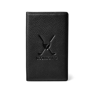 Golf Scorecard Holder H17 x W10.5cm, Black Pebble