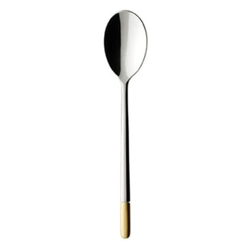 Serving spoon, Villeroy & Boch, Ella, stainless steel with partial gold plate
