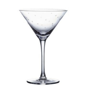 Stars Set of 2 Martini Glasses 142ml, Clear
