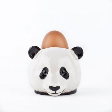 Panda Egg Cup, H7.5cm, Black & White
