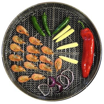 Smoking & grilling basket, ProQ Barecues and Smokers, Stainless Steel