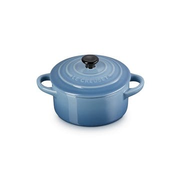 Stoneware Petite Round Casserole 10cm, Chambray