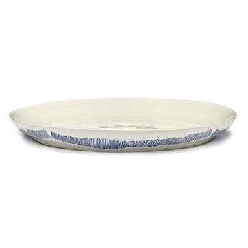 Ottolenghi, Medium Serving Platter, White and Blue