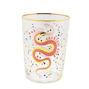 Snakey  Highball Glasses 550ml, Multi