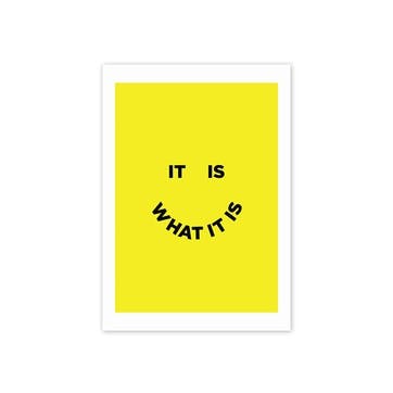 Julia Walck It Is What It Is Print 42 x 30cm, Yellow