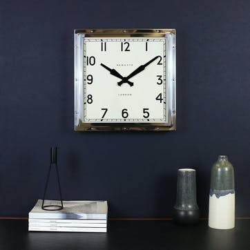 Quad Wall Clock, Dia. 40cm, Metal