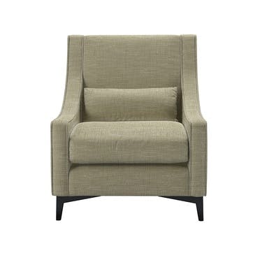 Shelby Armchair, Palm Silky Jacquared Weave