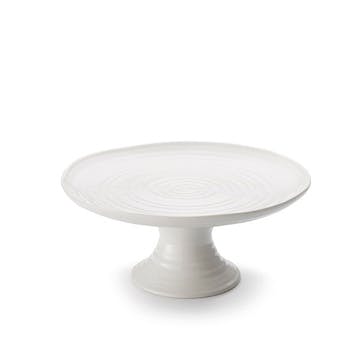 Footed Cake Plate - Small; White