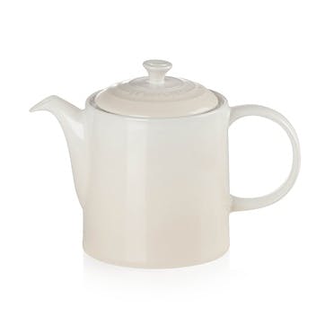 Stoneware Grand Teapot, Meringue