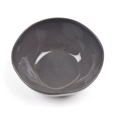 Set of 4 small dipping bowls, D8.5 x H3cm, Quail's Egg, charcoal
