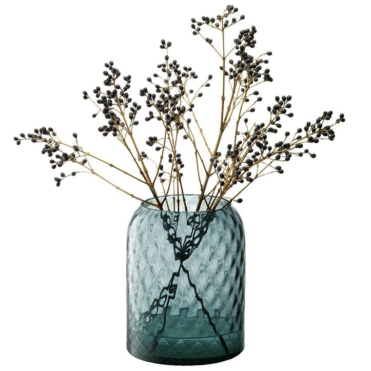 Dapple Vase/Lantern H16cm, Water Blue
