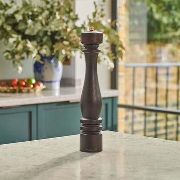 London Pepper Mill, 300mm, Chocolate Wood