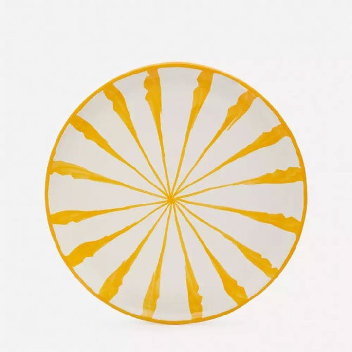 Circus Serving Plate D28cm, Yellow