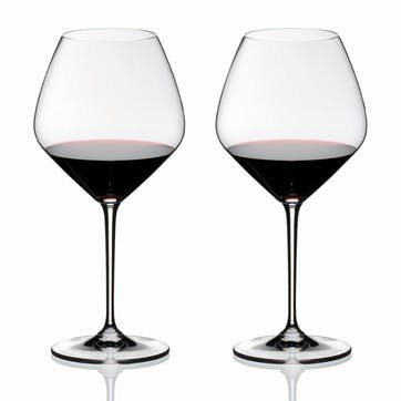 Vinum Pinot Noir (Burgundy Red), Set of 2