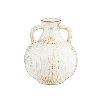 Anjuna Reactive Glaze Decorative Jug H23.5cm, White